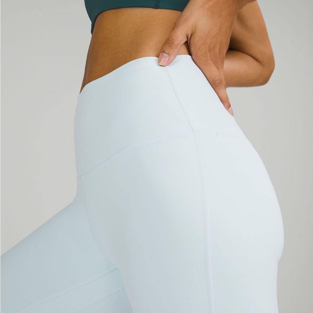 NWT Lululemon Align HR Pant 25" Leggings Powder Blue Size 12 - Picture 3 of 6